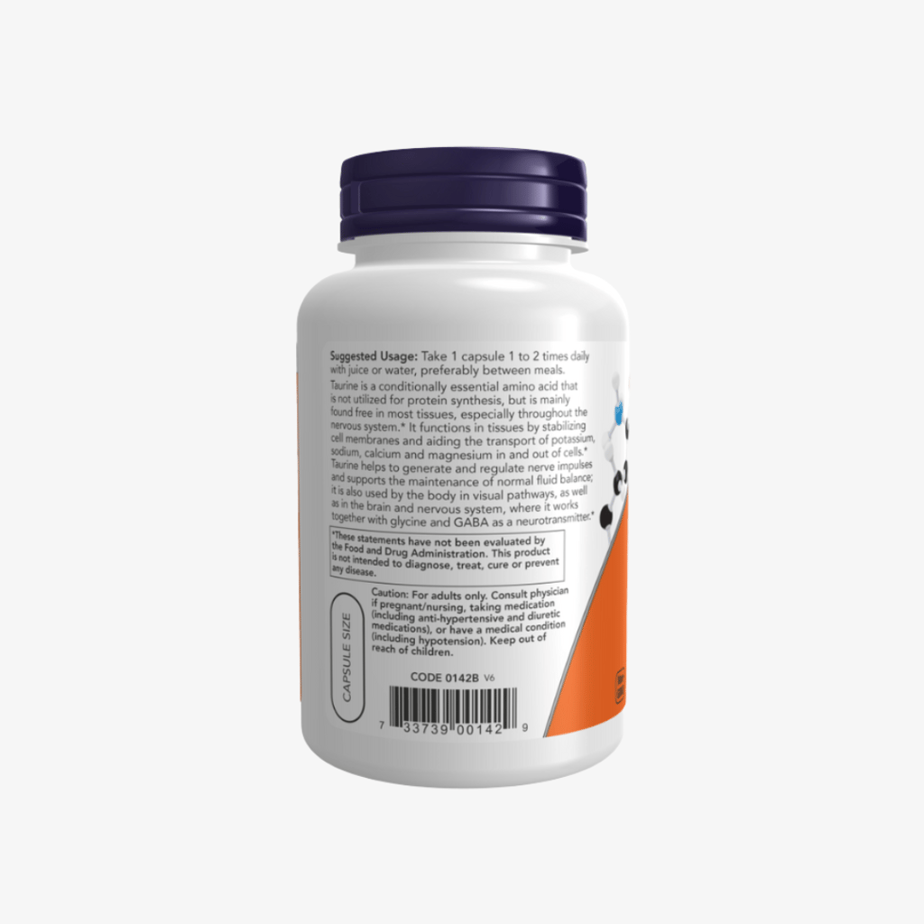 Taurine, Double Strength, 1,000 mg - Image 3