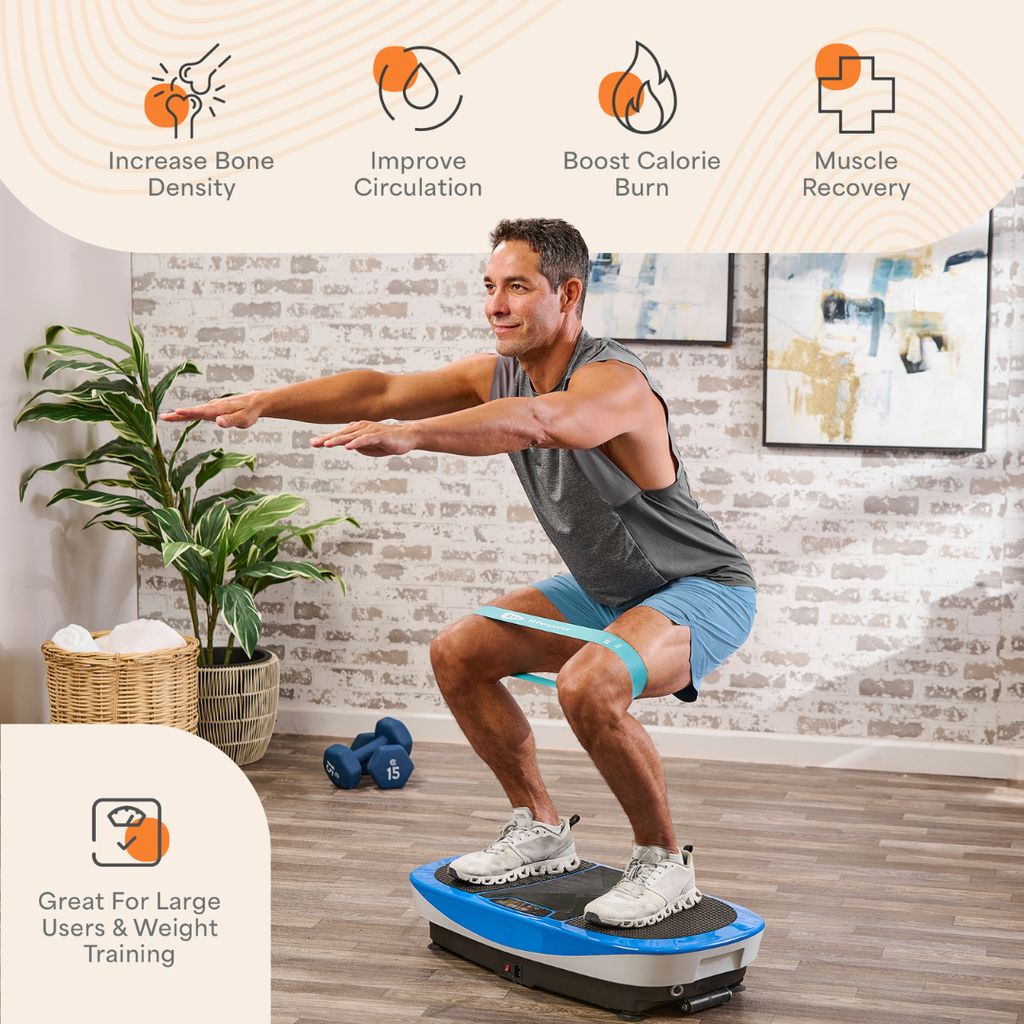 Rumblex Max 4D Vibration Plate - Blue - Image 3