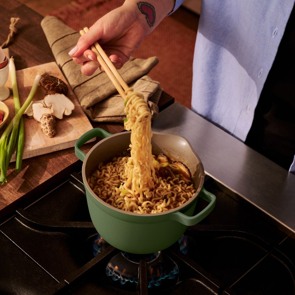 Ceramic Nonstick Perfect Pot 1.5 L - Sage - Image 3