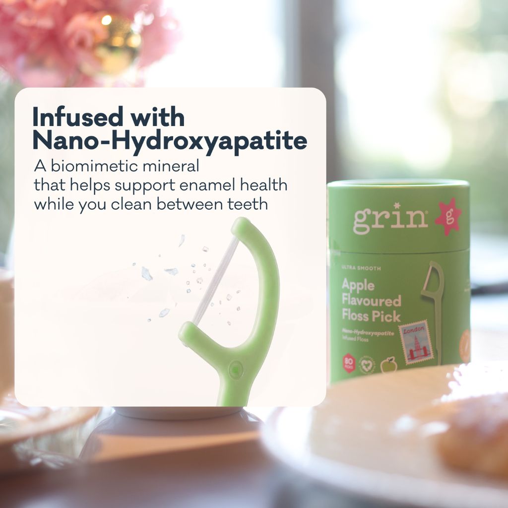 Ultra Smooth N-HA Infused Floss Picks Canister - Apple - Image 3