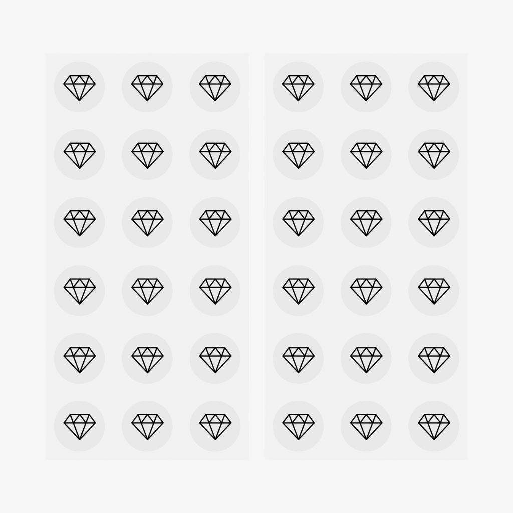 CALL OF BEAUTY Biotin Patch - Diamond Symbols - Image 3