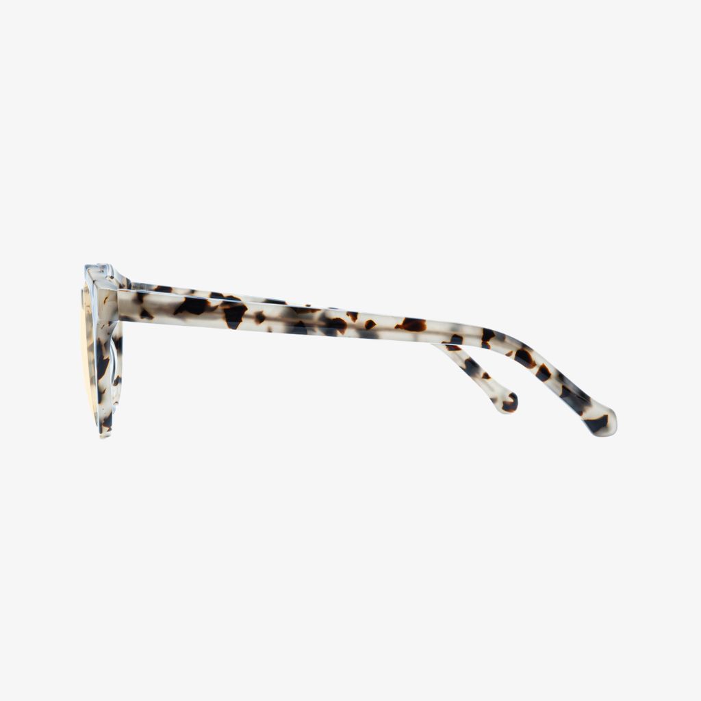 Alexander Blue Light Blocking Glasses (Evening) - Ivory Tortoise with Amber Lens - Image 3