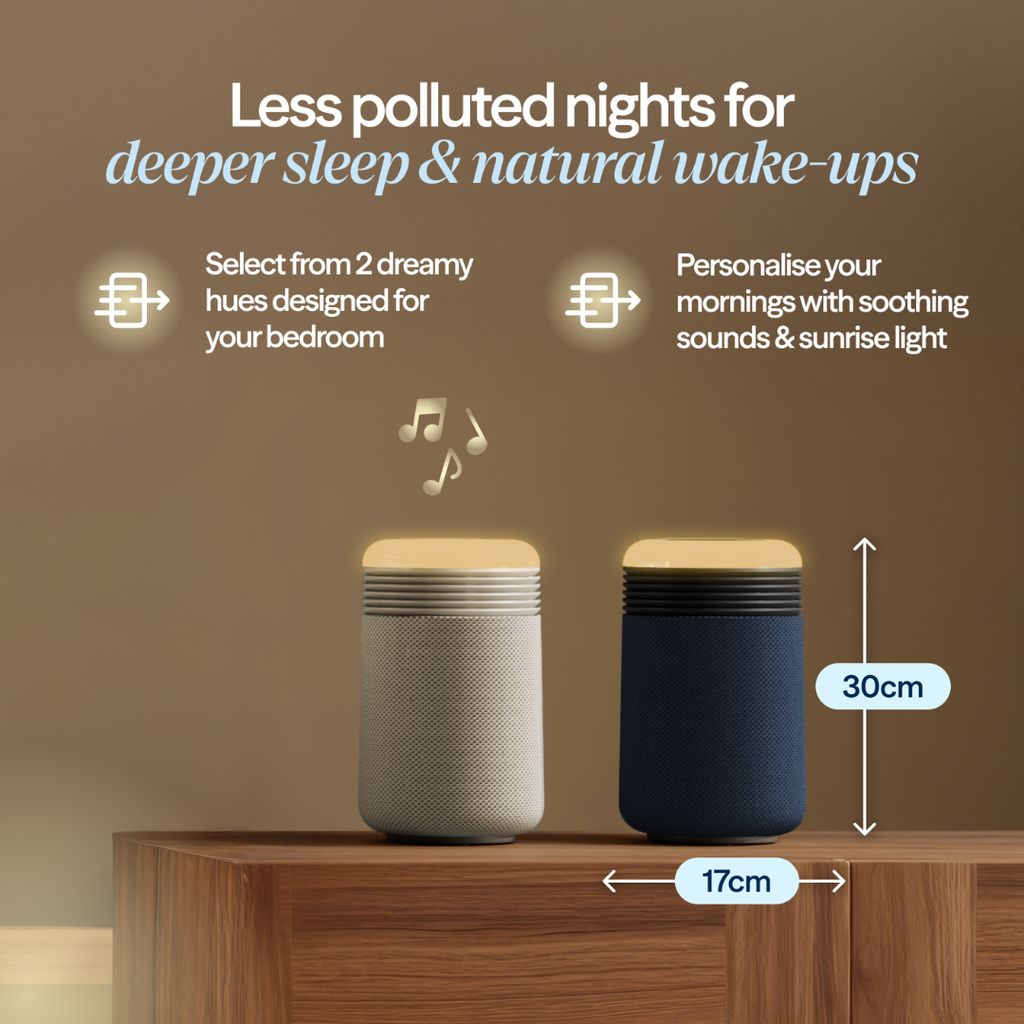 Mini Restful™ Sunrise Alarm Clock - Midnight - Image 3