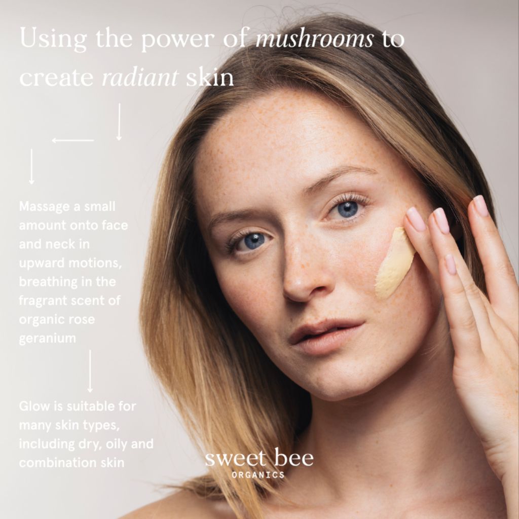 Glow - Facial Moisturiser - Tremella Mushroom - Image 4