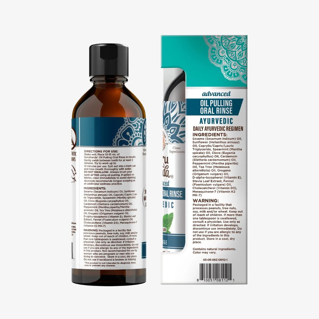 Advanced Ayurvedic Oil Pulling Oral Rinse (Farmed Oregano) - Image 3