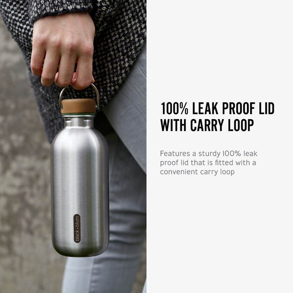 Steel Water Bottle - Olive - Image 3