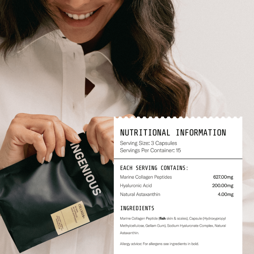 Collagen+ Hydrolysed Marine Collagen Capsules