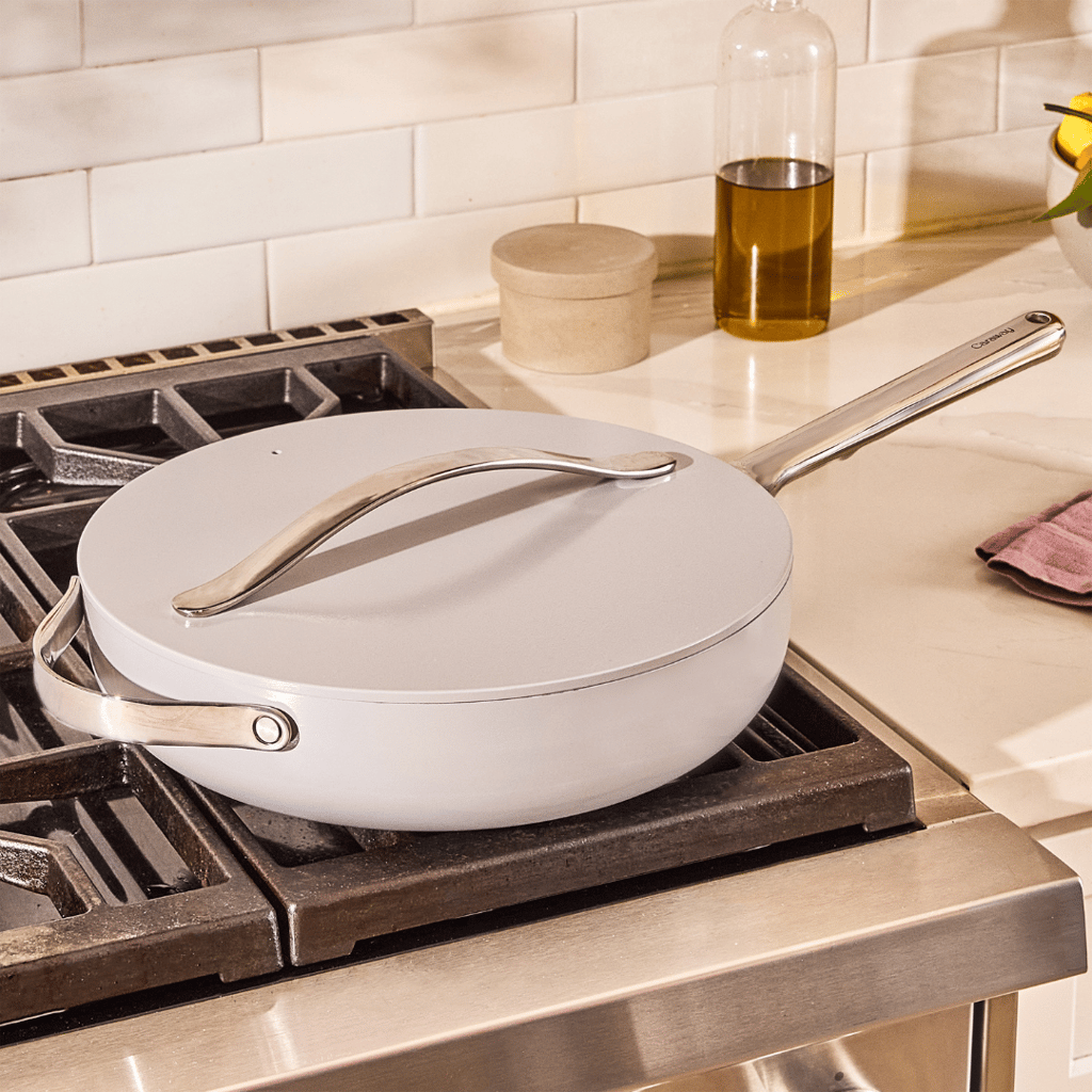 Non-Stick Ceramic Saute Pan Gray - Image 3