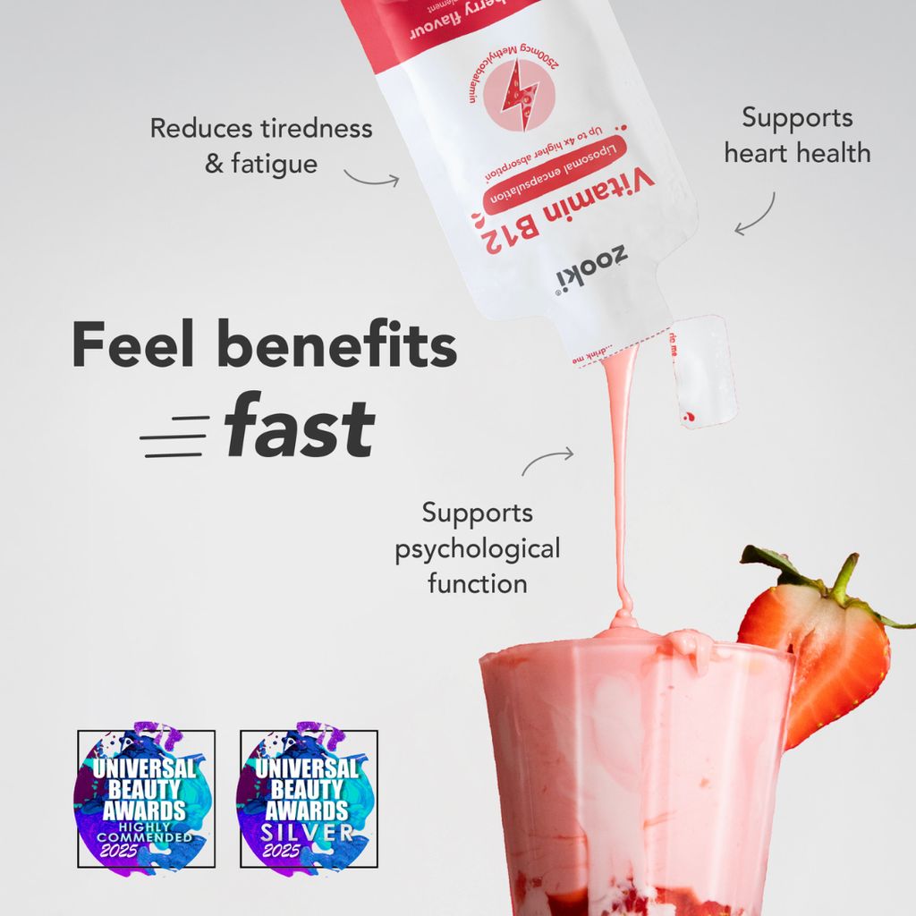 Liposomal Vitamin B12 2500mcg - Strawberry Flavour - Image 3