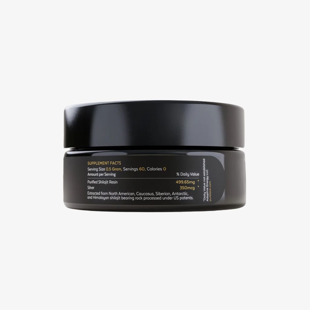 Immunity Max Shilajit Resin With Coated Silver - Image 4