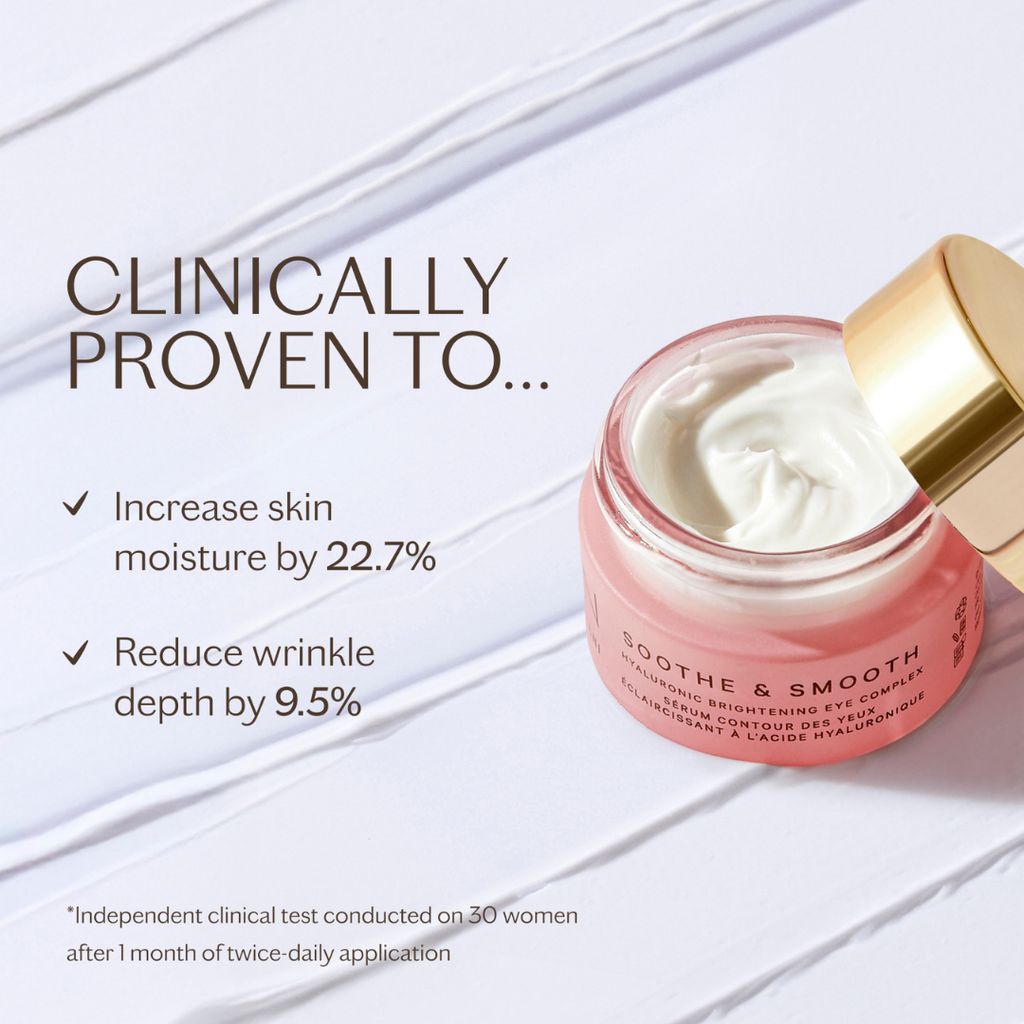 Soothe & Smooth Hyaluronic Acid Brightening Eye Cream - Image 4