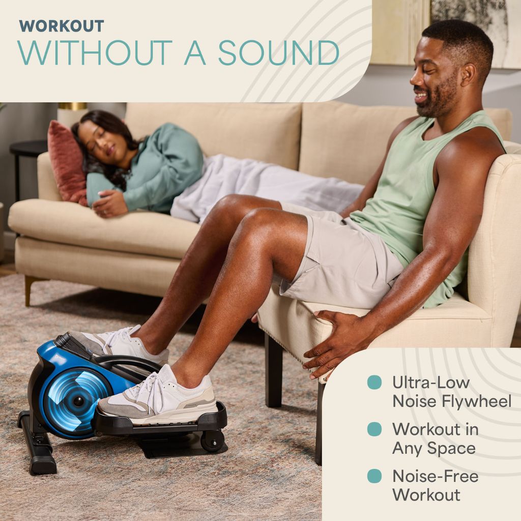 FlexStride Plus Under Desk Elliptical - Blue - Image 4