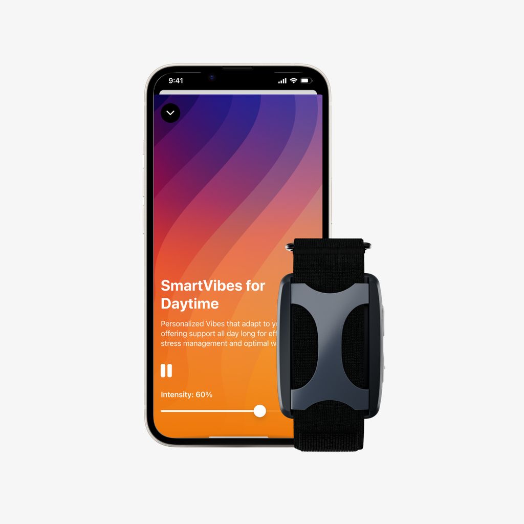 Apollo® Wearable + SmartVibes™ AI Membership - Stealth