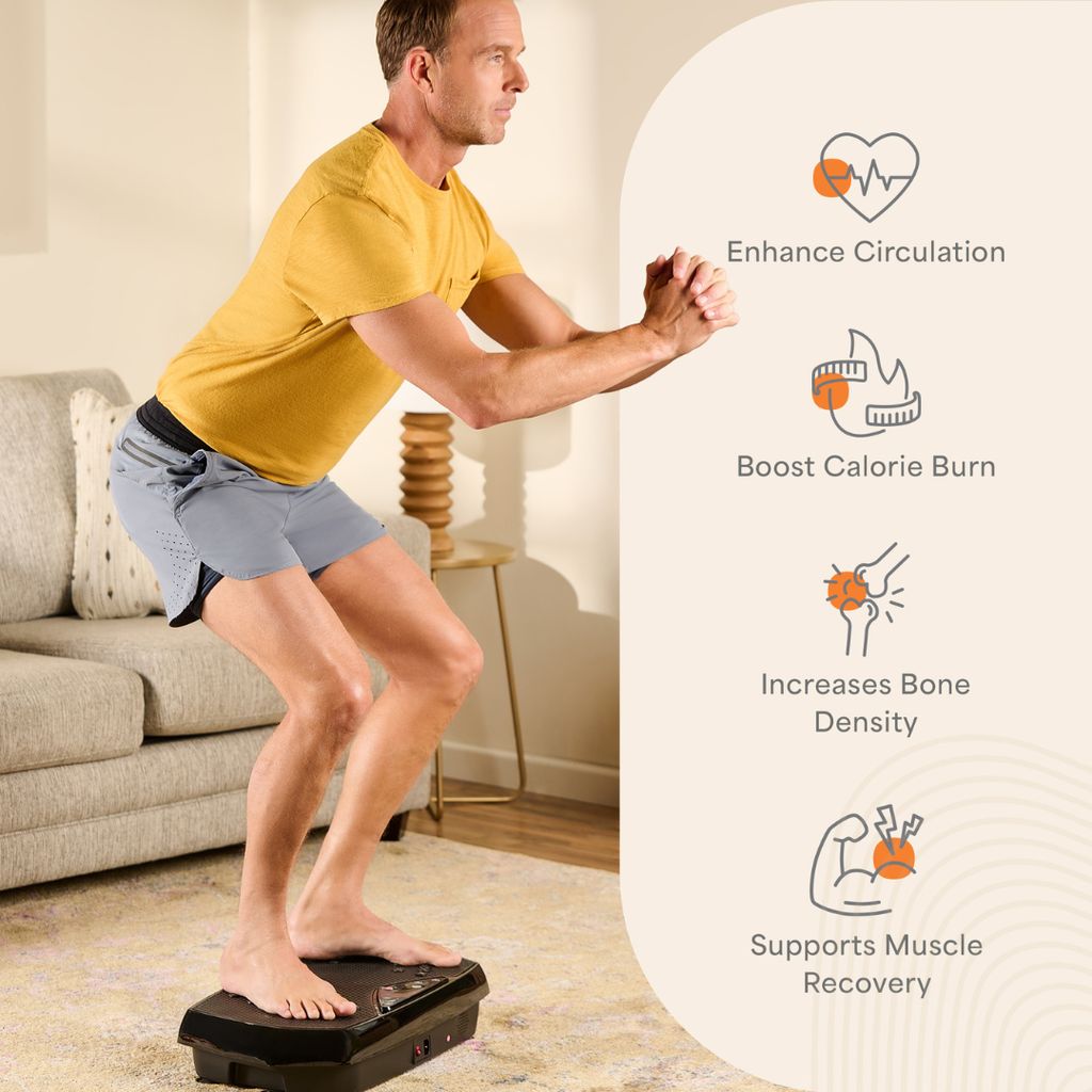 Hexaplate Vibration Plate - Black - Image 3