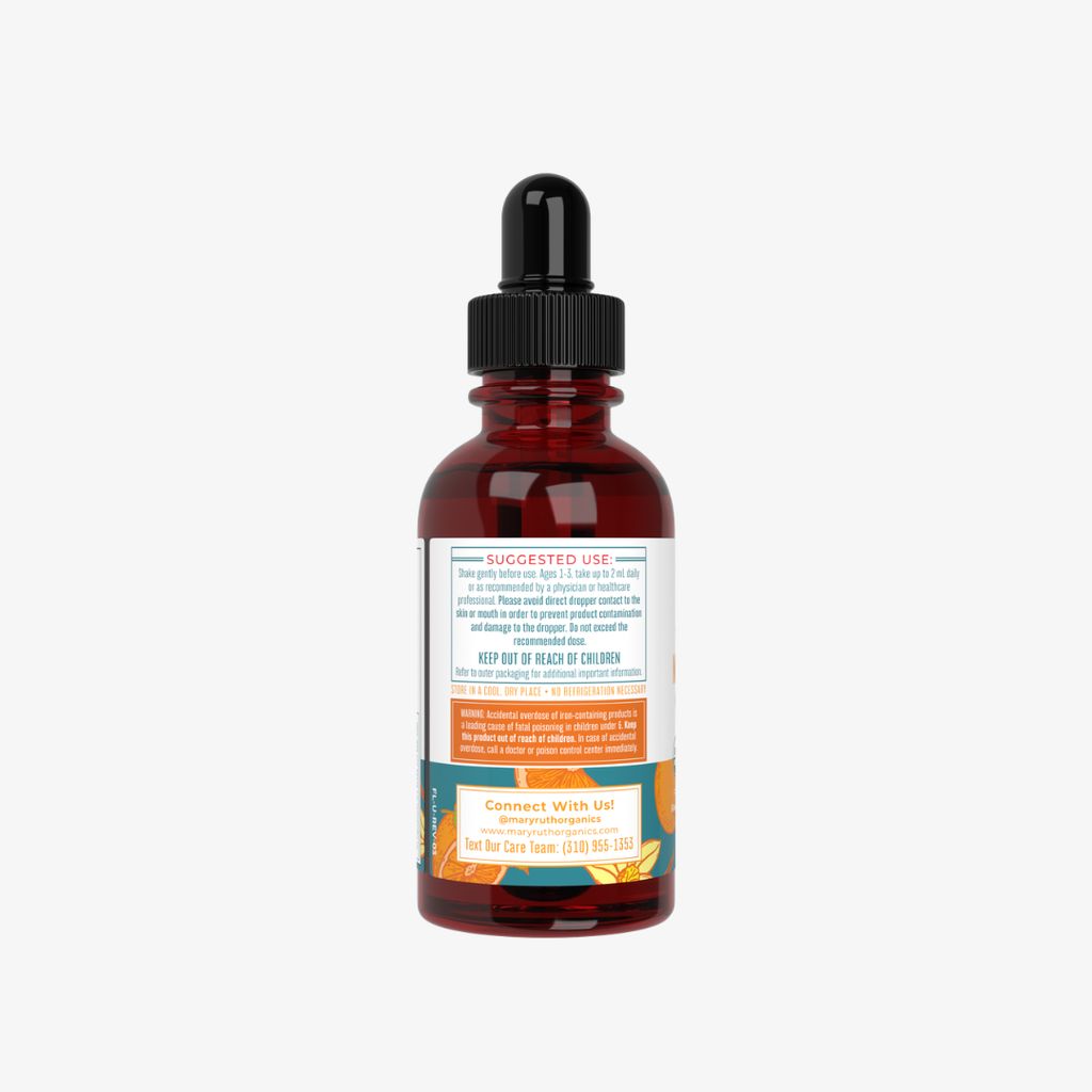 Toddler Multivitamin Liquid Drops With Iron - Vanilla Orange - Image 5