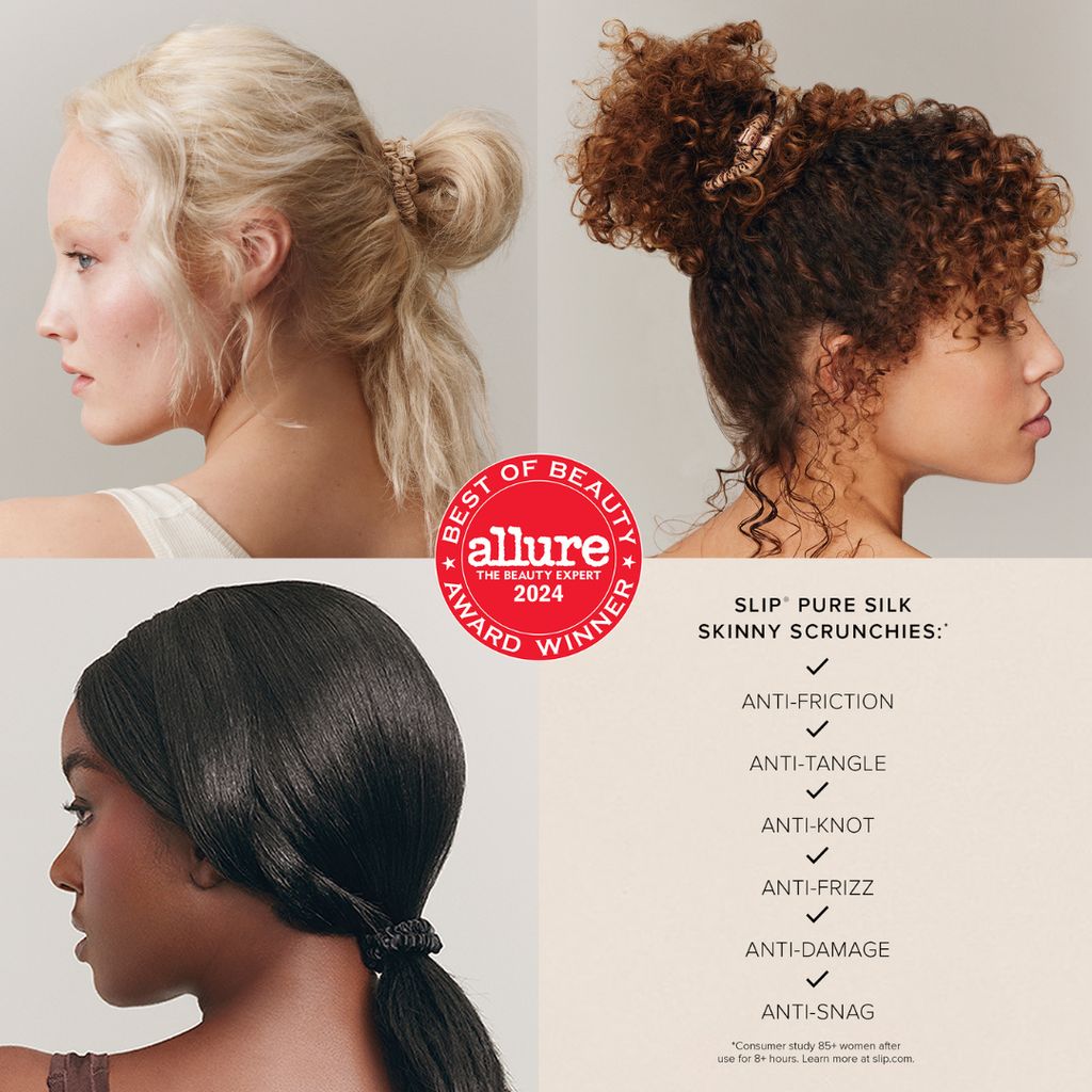 Pure Silk Skinny Scrunchies - Wildflower - Image 4