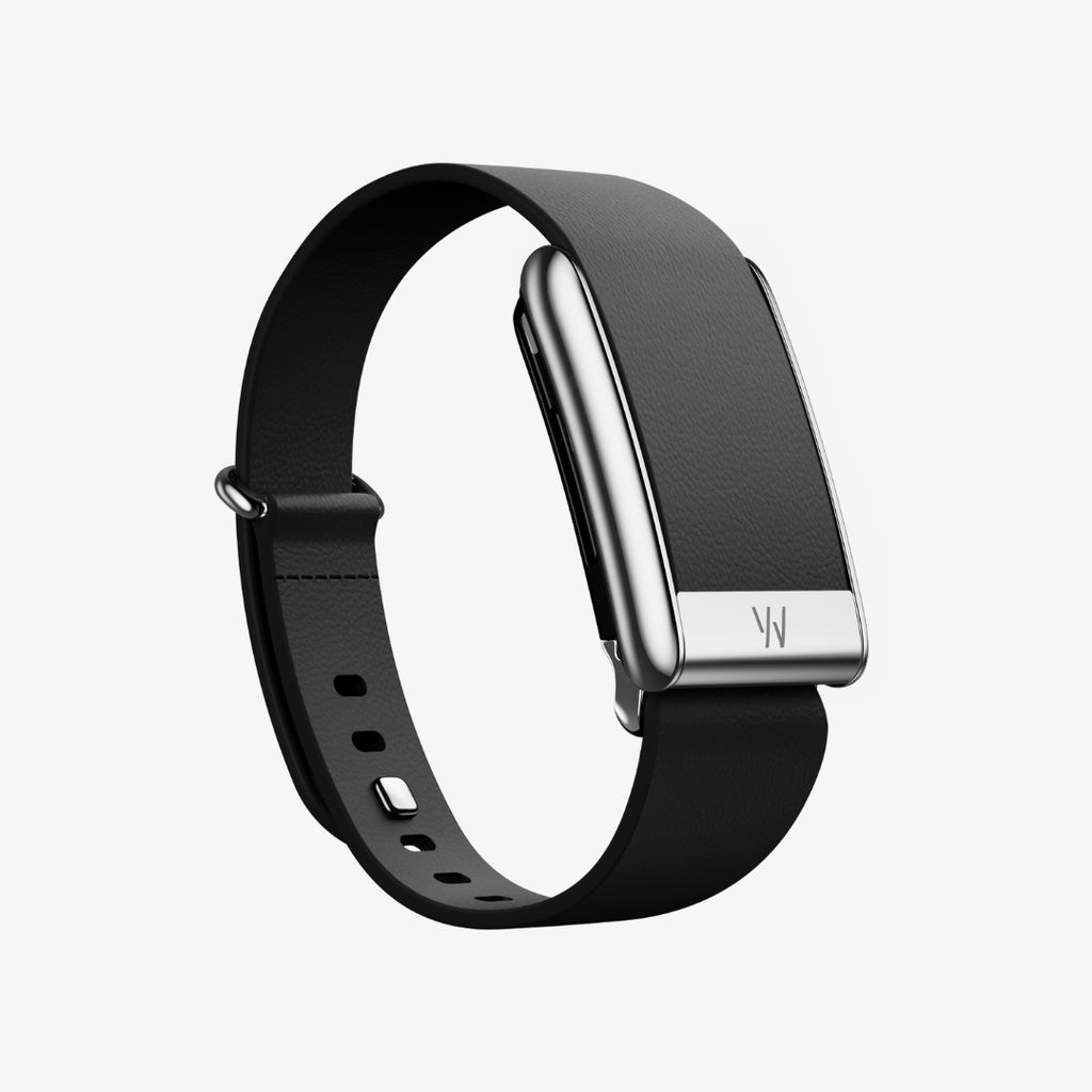 LeatherLuxe Tapered Band - 5.0 - Black with Titanium - Image 2