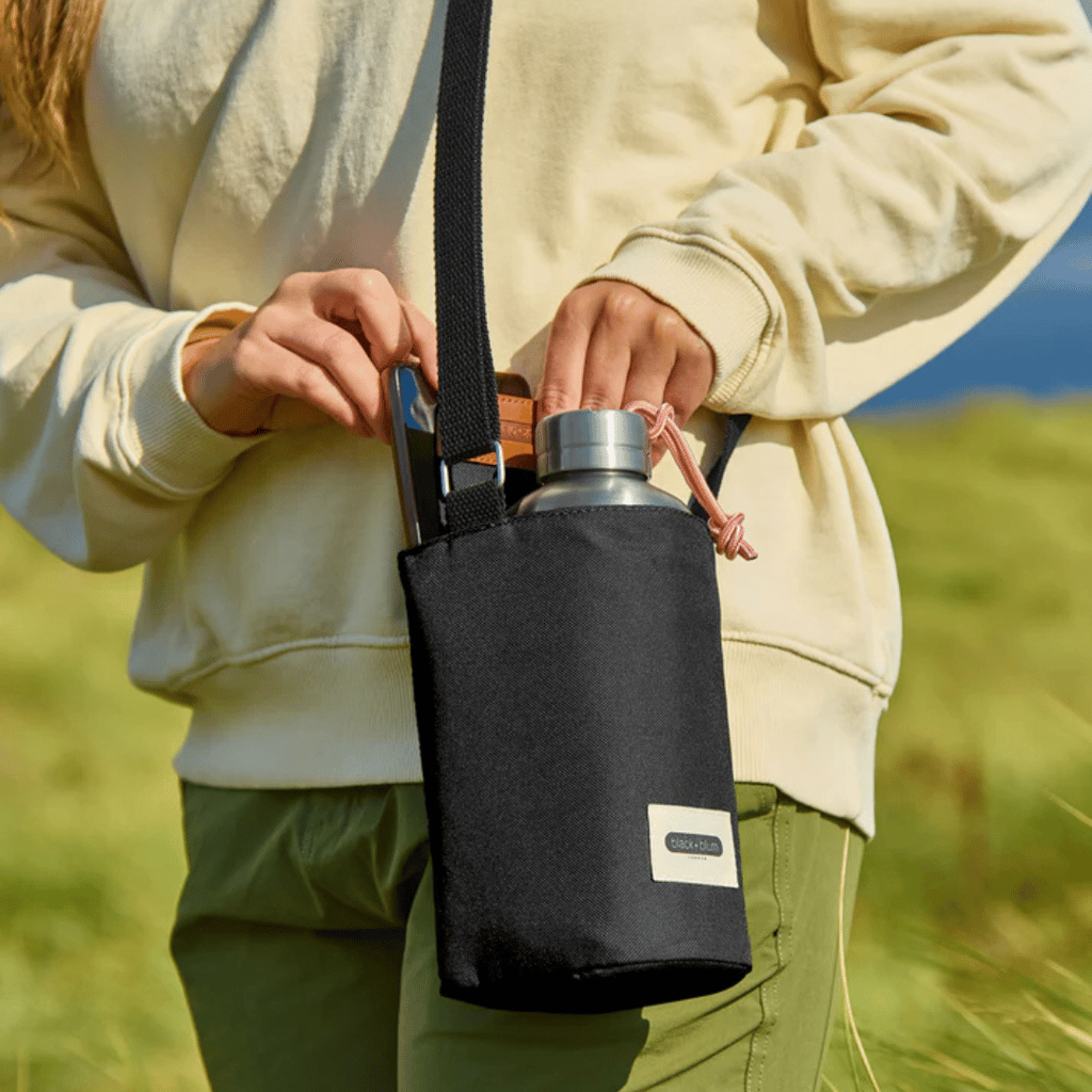 Insulated Bottle Bag - Black - Image 3