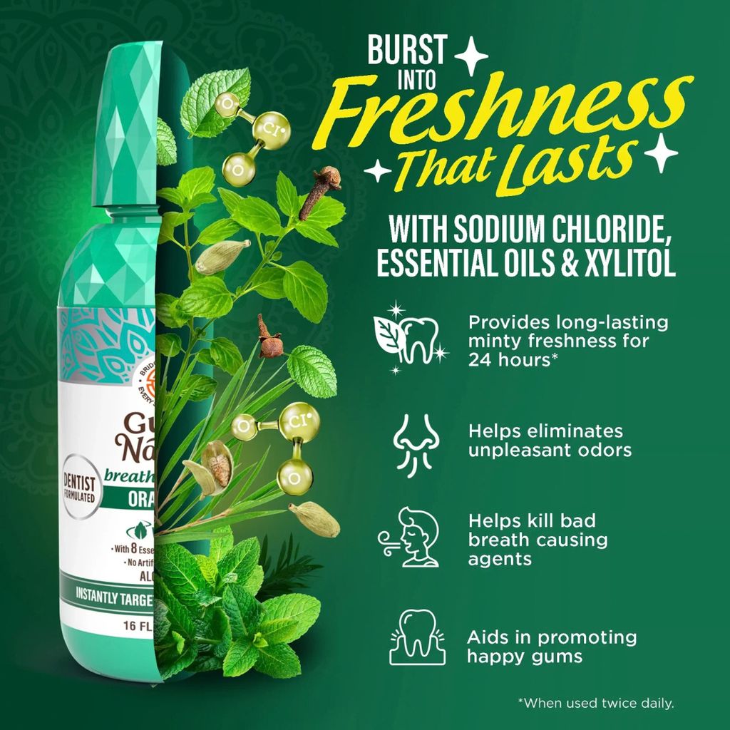 Fresh Breath Harmonizer Oral Rinse (Wild Mint) - Image 4