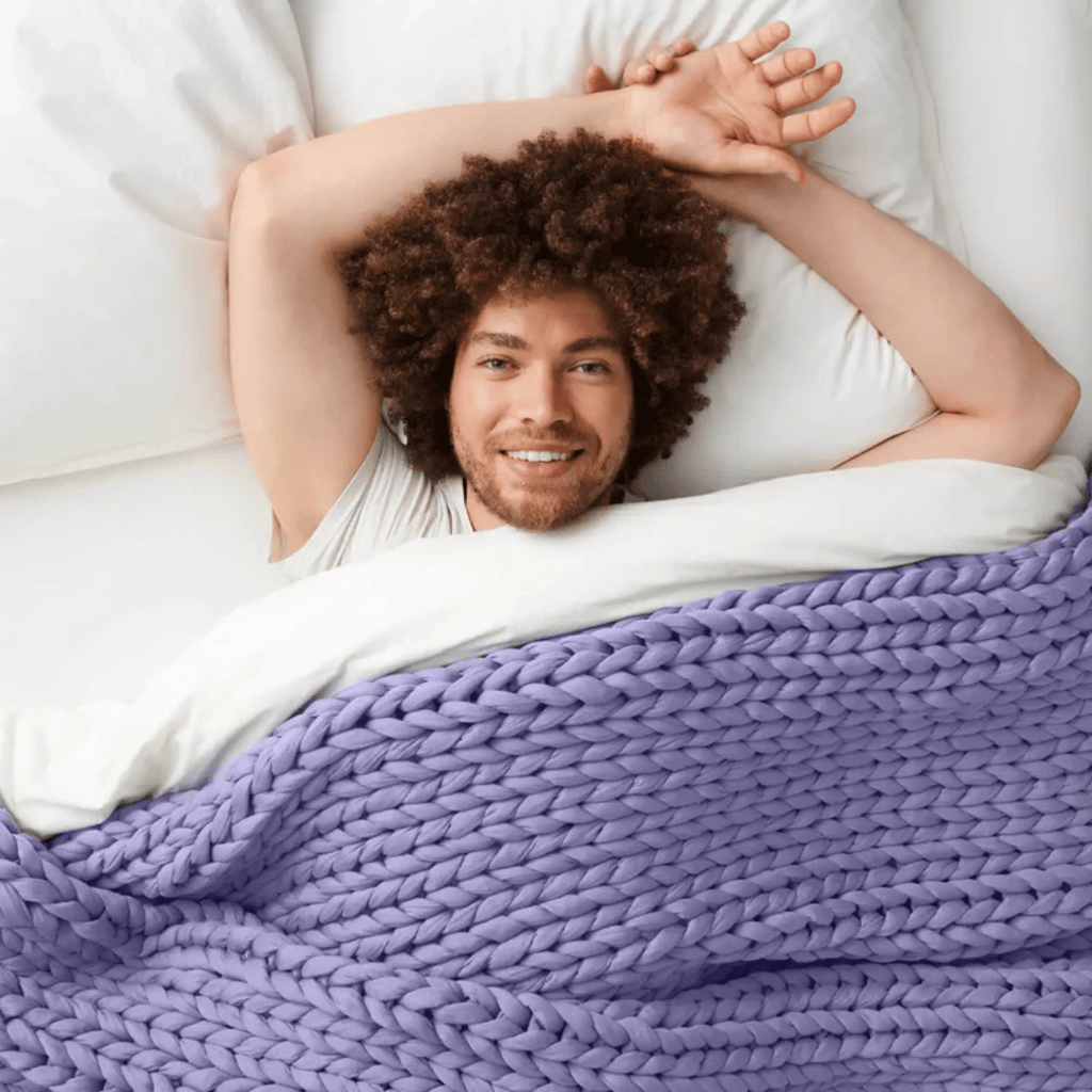 Tencel Weighted Blanket - Sweet Lavender - Image 4