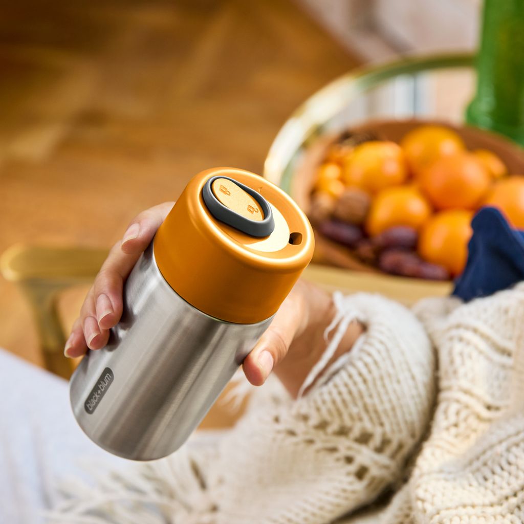Insulated Travel Cup - Orange - Image 4