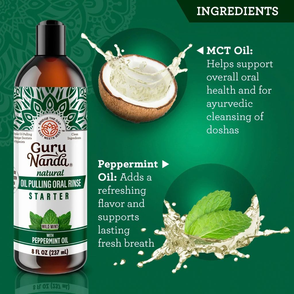 Natural Oil Pulling Starter with Peppermint Oil - Image 4