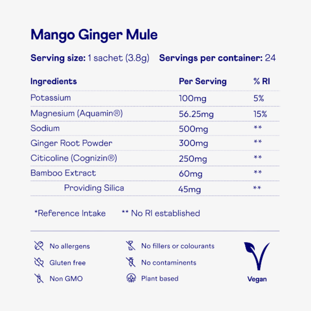Hydrate⁺ Electrolytes - Mango Ginger Mule - Image 3