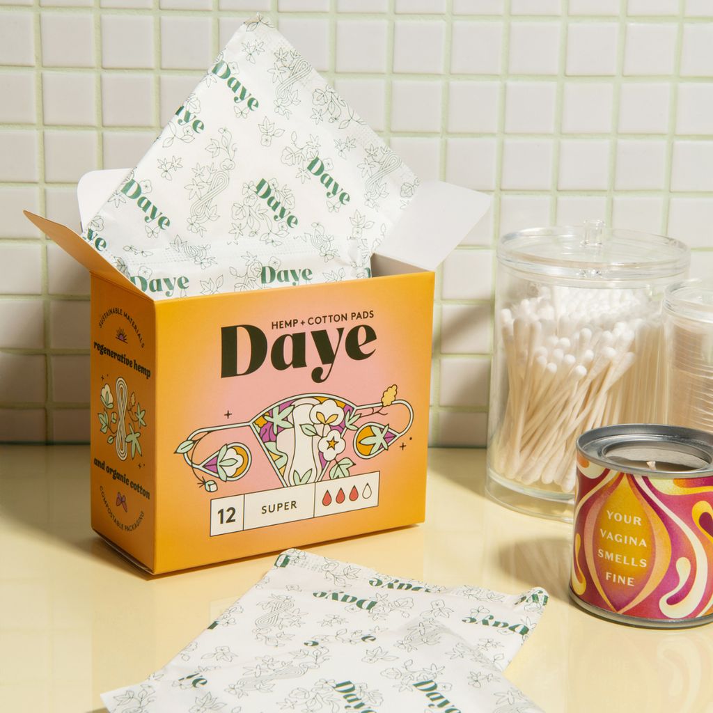 Organic Hemp Blend Sanitary Pads Super - Image 4