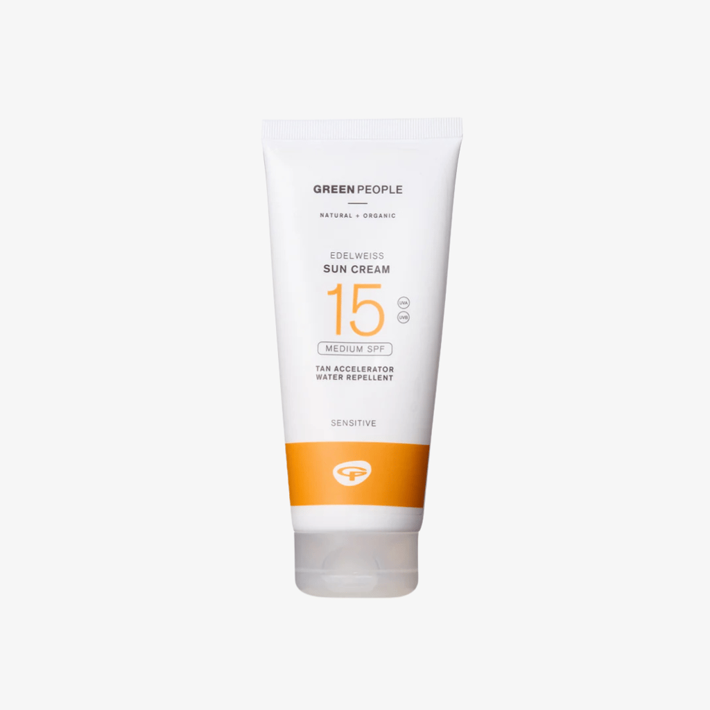 Edelweiss Sun Cream with Tan Accelerator SPF15 - Image 1