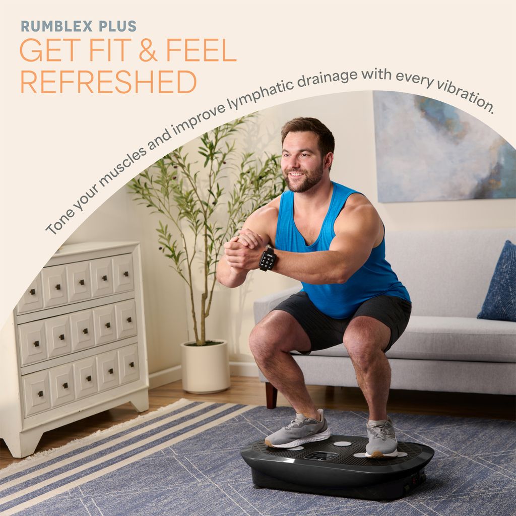 Rumblex Plus 4D Vibration Plate - Black - Image 3