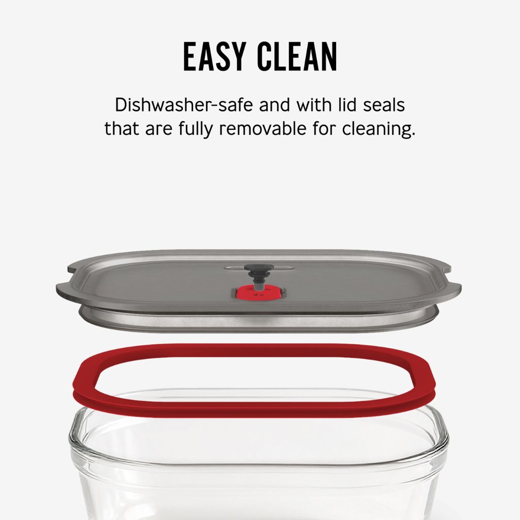 Glass Stack + Nest Food Box Set of 3 - Image 4