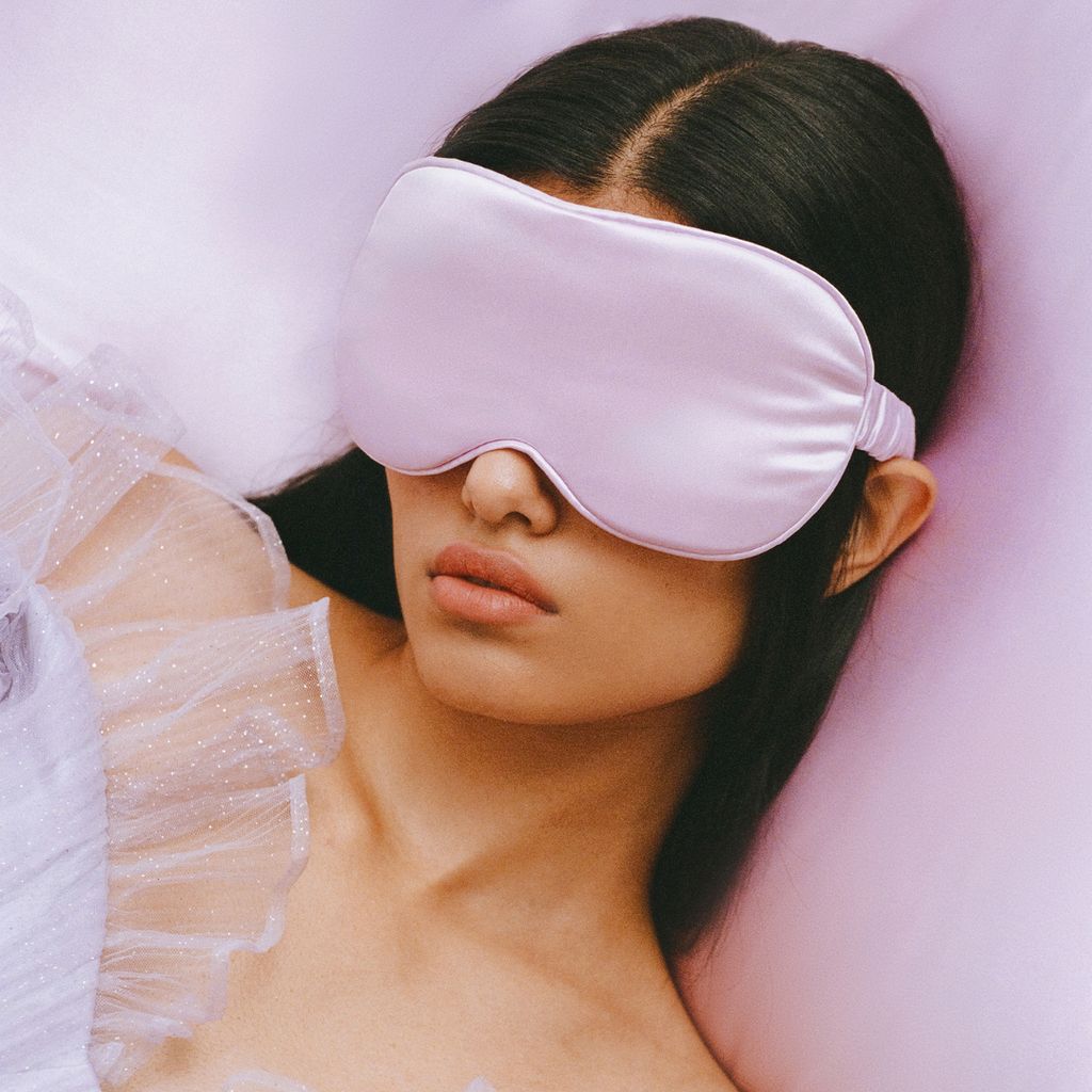 Pure Silk Contour Sleep Mask - Wildflower - Image 4