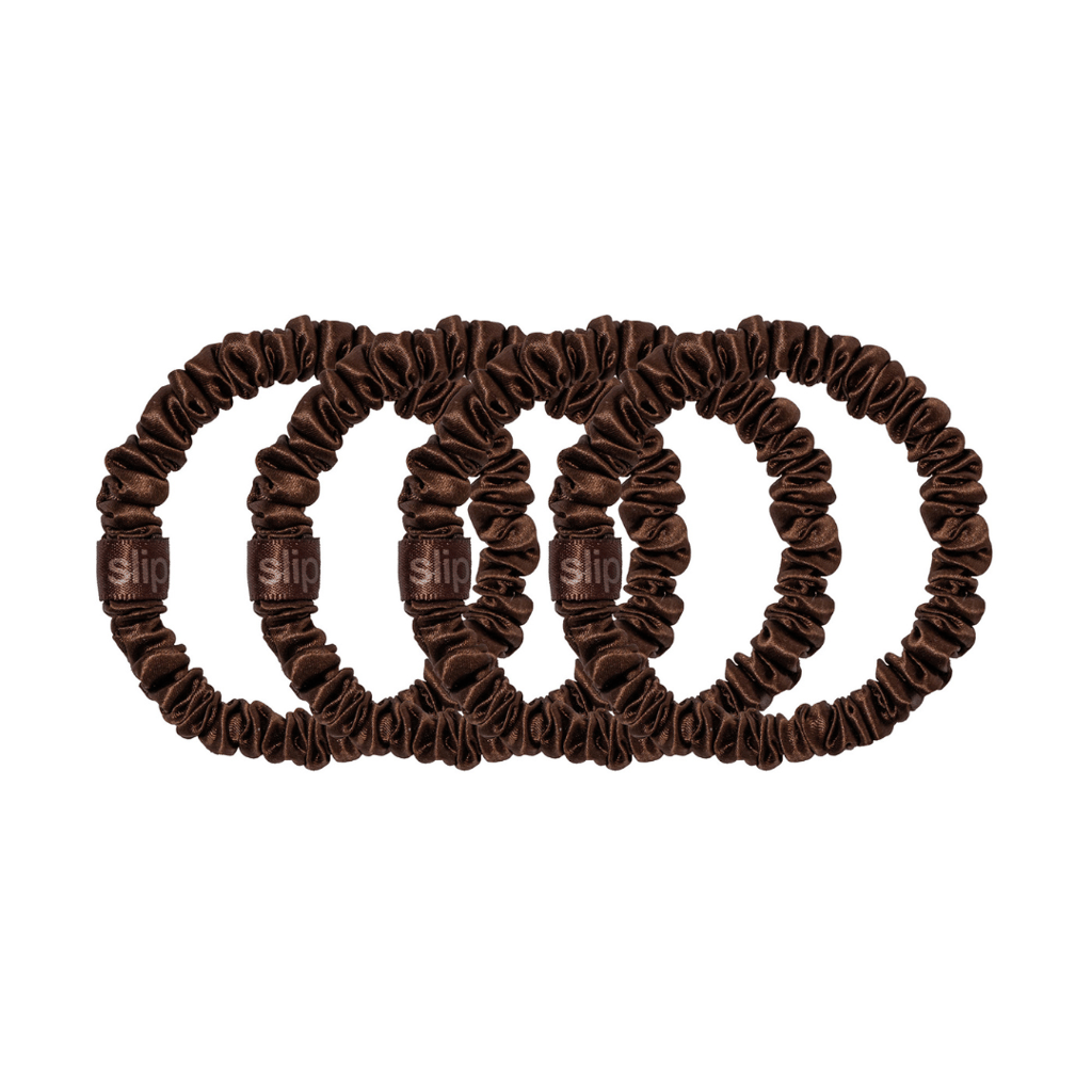 Skinny Scrunchies - Dark Brown