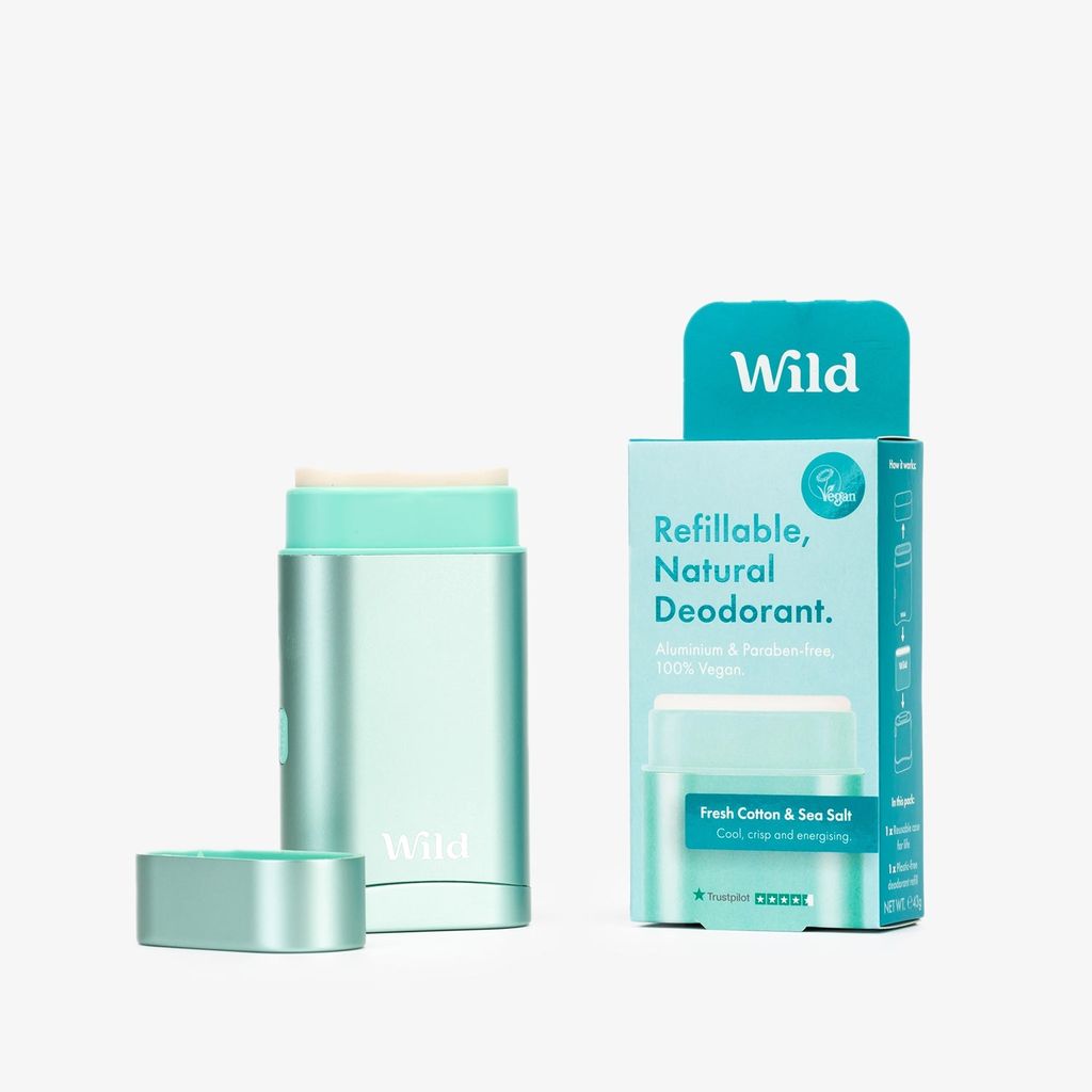 Wild Aqua Case and Fresh Cotton & Sea Salt Deo Starter Pack - Image 2