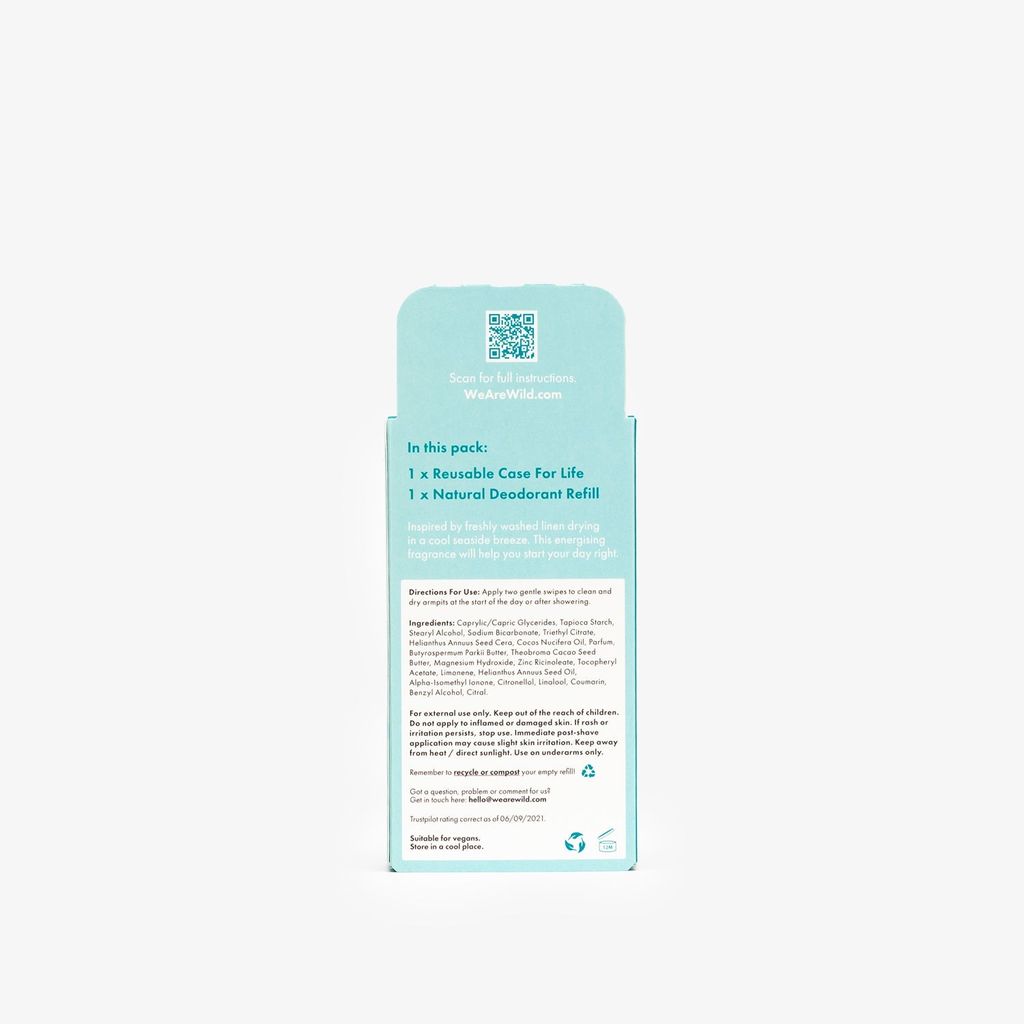Wild Aqua Case and Fresh Cotton & Sea Salt Deo Starter Pack - Image 5