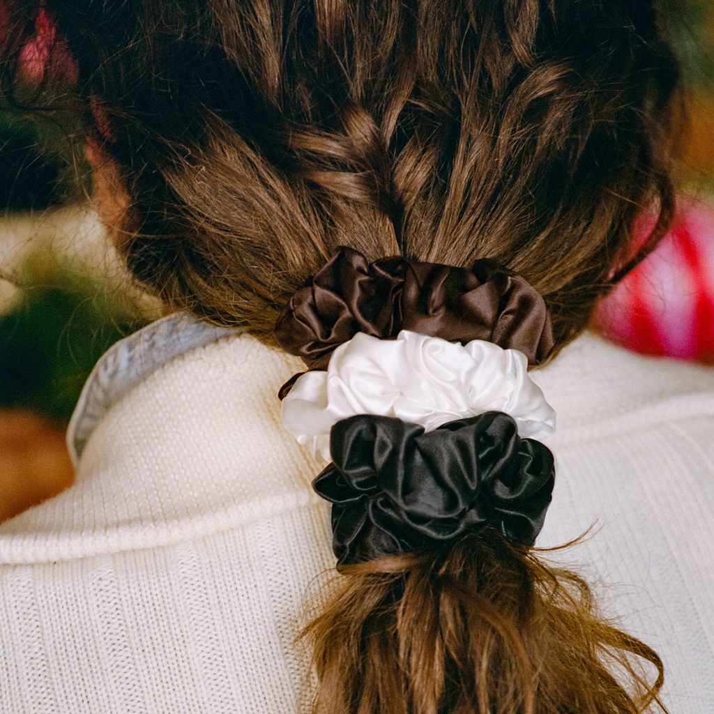 slip Pure Silk Large Scrunchie Cracker - Beau - Image 5