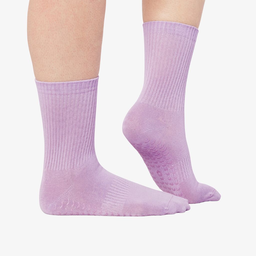 ÔWEAR Essentials Pilates Grip Socks - Thistle - Image 5