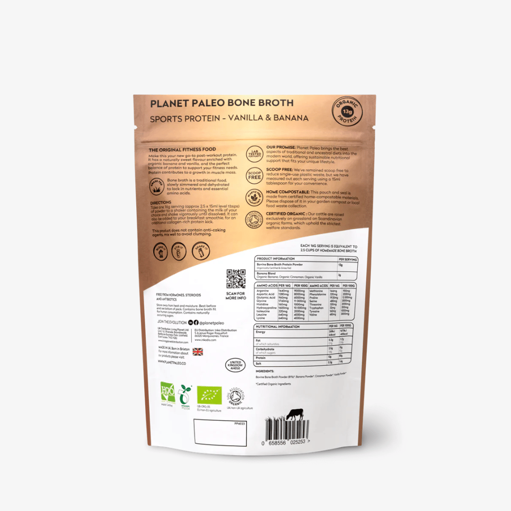 Bone Broth Sport Protein - Vanilla & Banana - Image 3