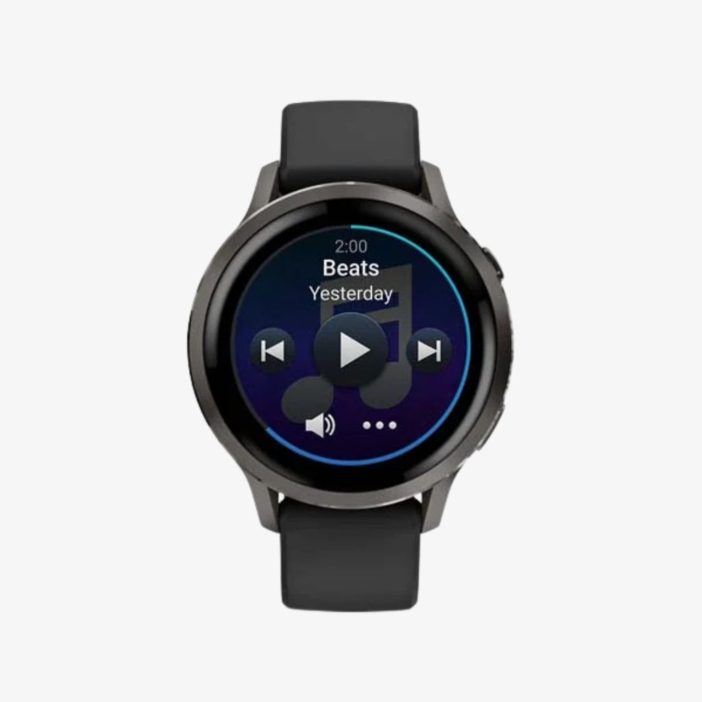 Venu® 4 - 41 mm, Slate with Black Silicone Band - Image 2