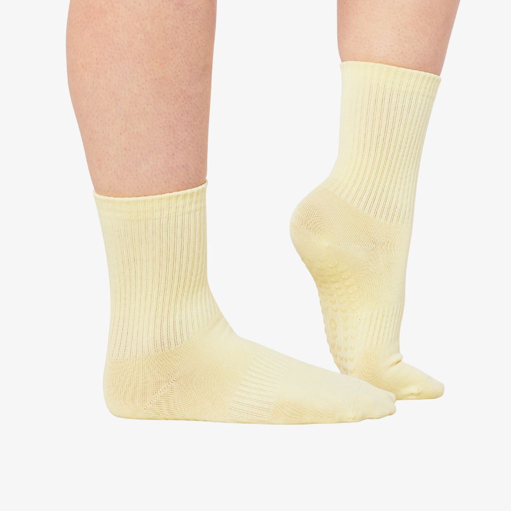ÔWEAR Essentials Pilates Grip Socks - Yellow - Image 5