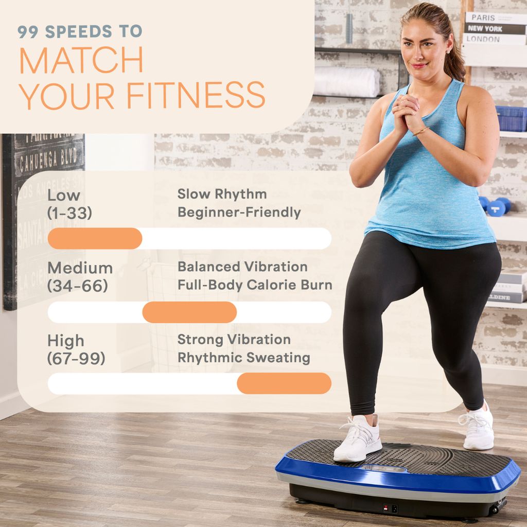 Hovert 3D Vibration Plate - Blue - Image 4