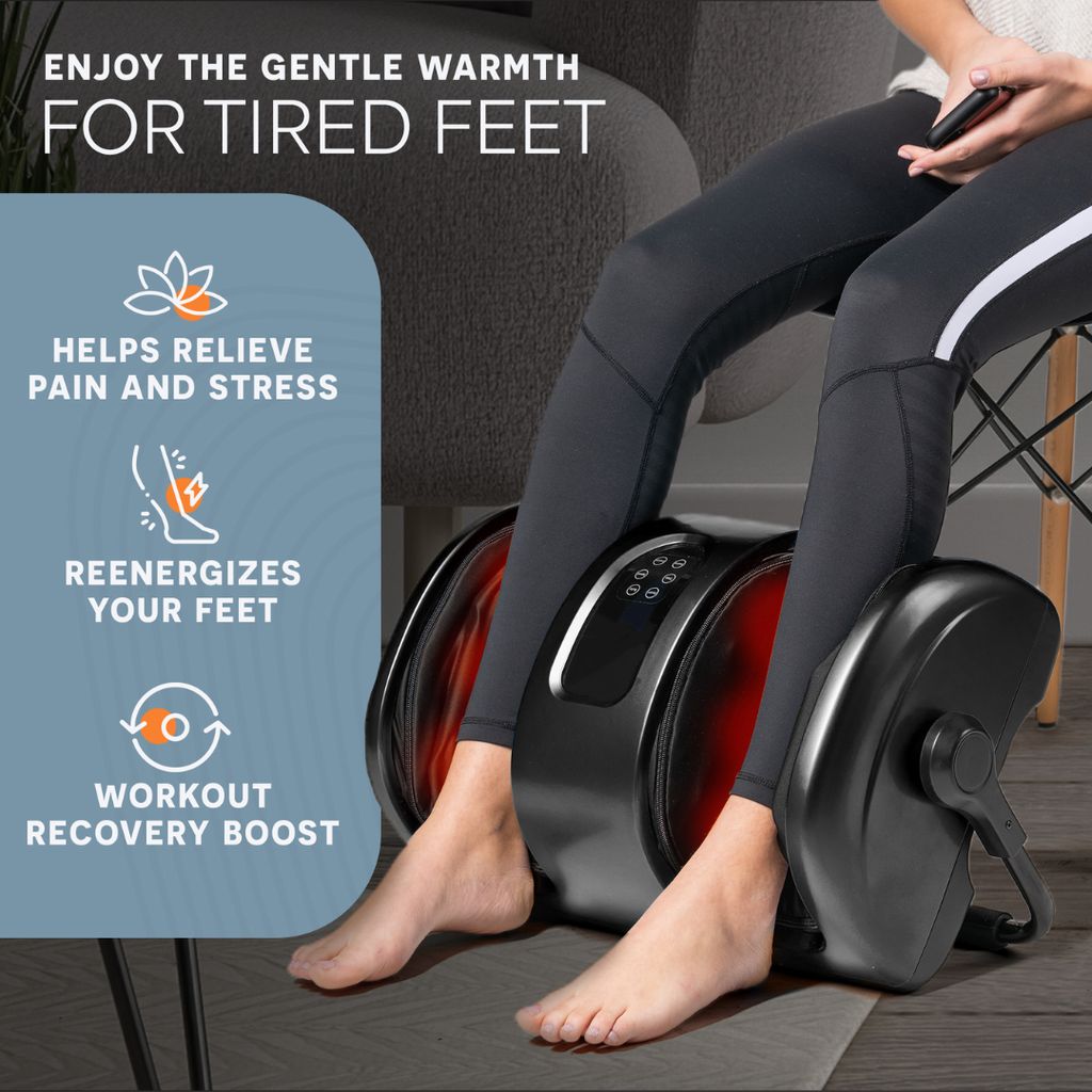 RelaxaTilt X Foot Massager - Black - Image 3