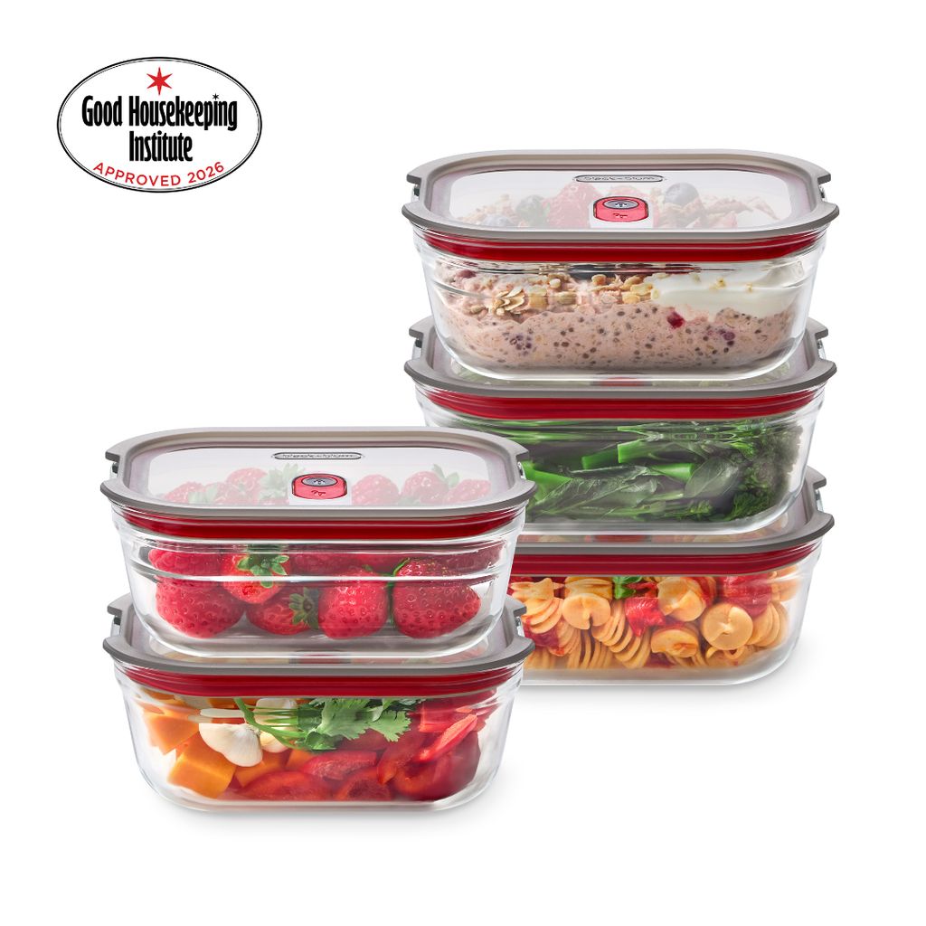 Glass Stack + Nest Food Box Set of 5 - Image 5