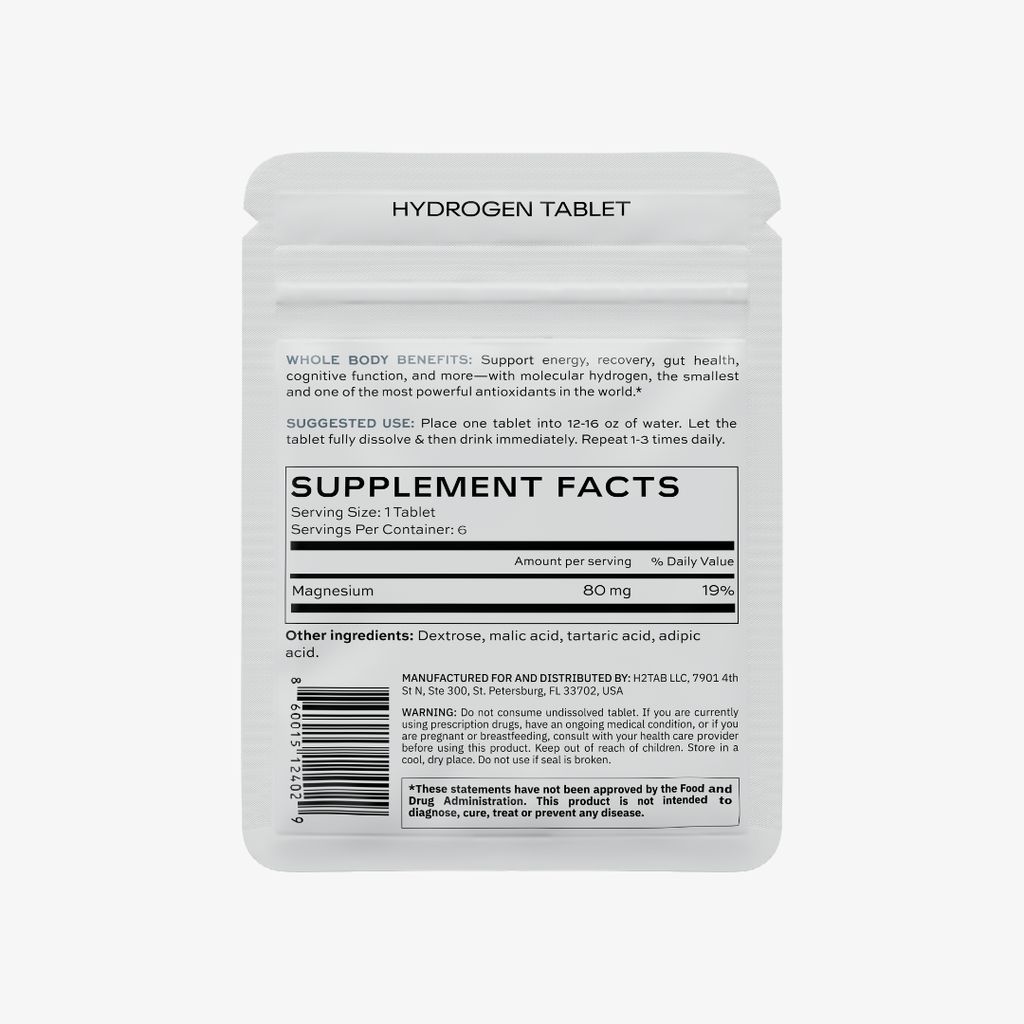 Molecular Hydrogen Tablets - Unflavoured