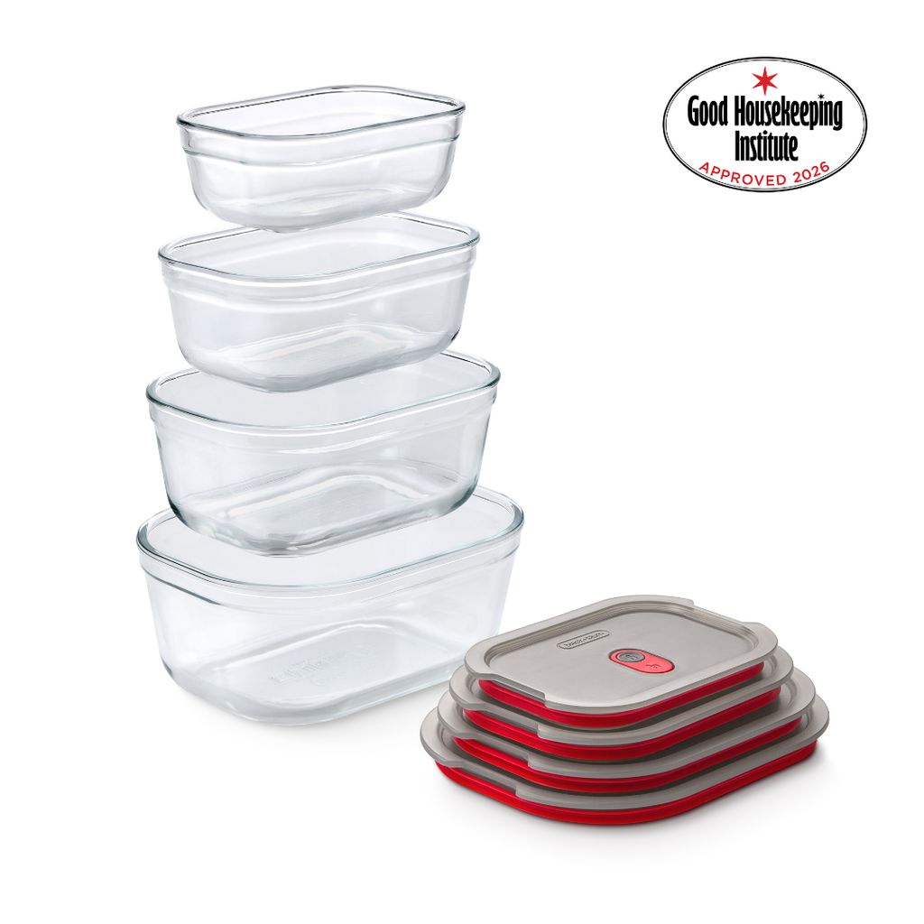 Glass Stack + Nest Food Box - Mixed Set of 4 - Image 5