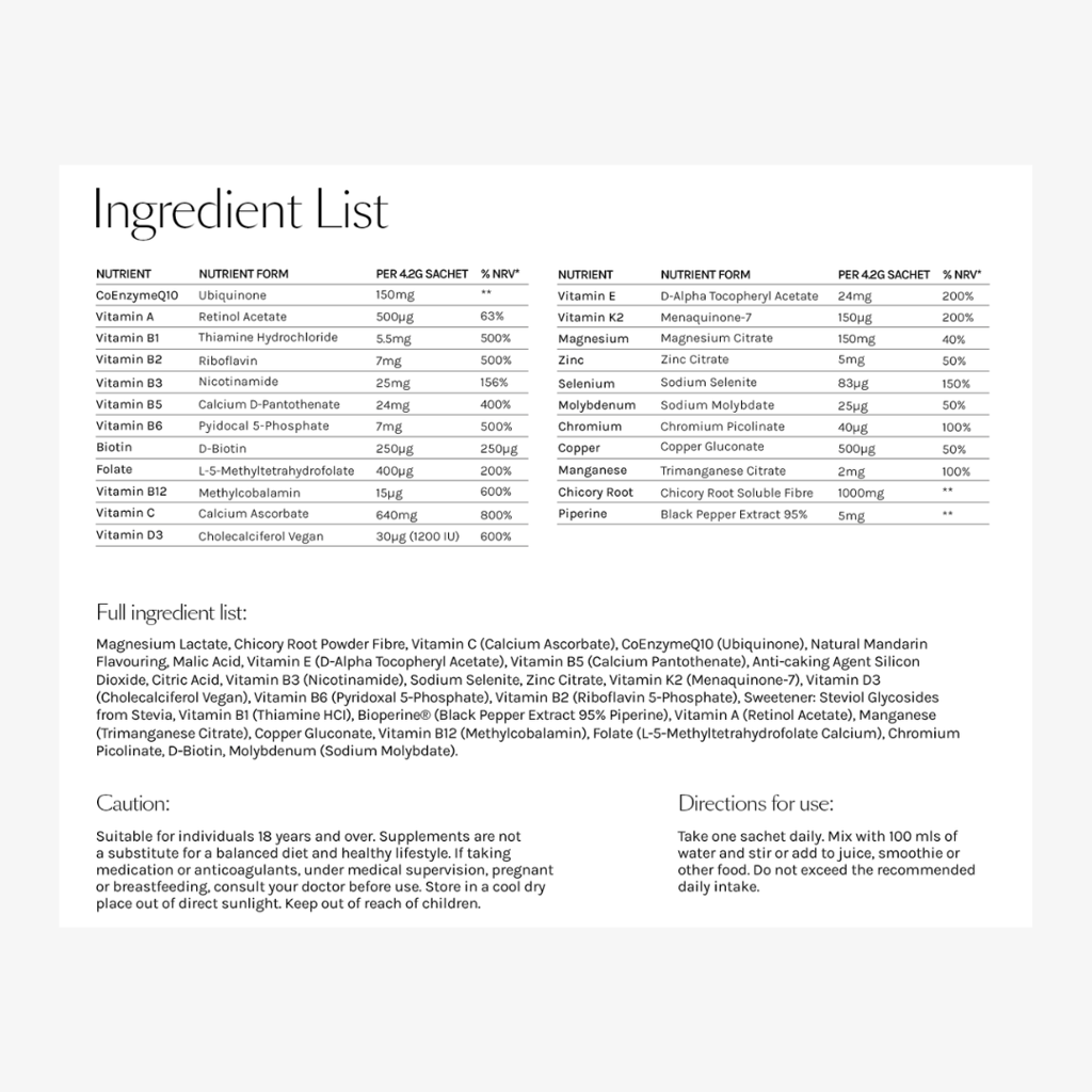 The Elevator - Multinutrient for Women with CoQ10 - 3-month bundle - Image 3