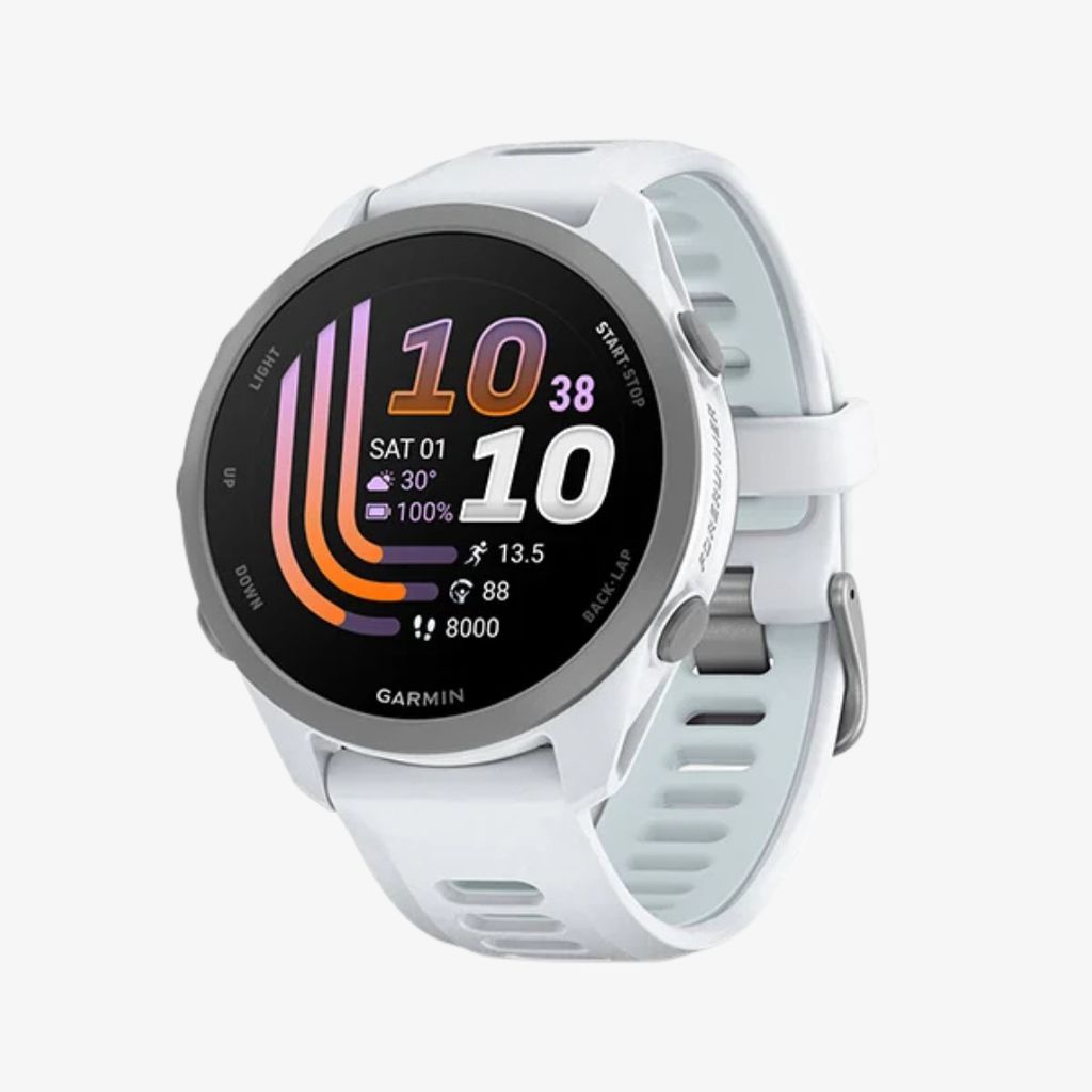 Forerunner® 170, Whitestone with Whitestone/Cloud Blue Band