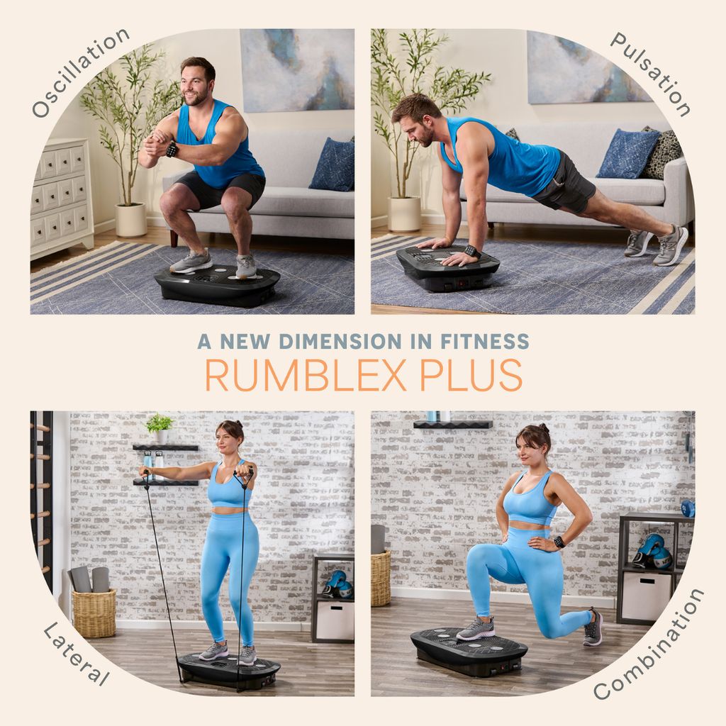 Rumblex Plus 4D Vibration Plate - Black - Image 4