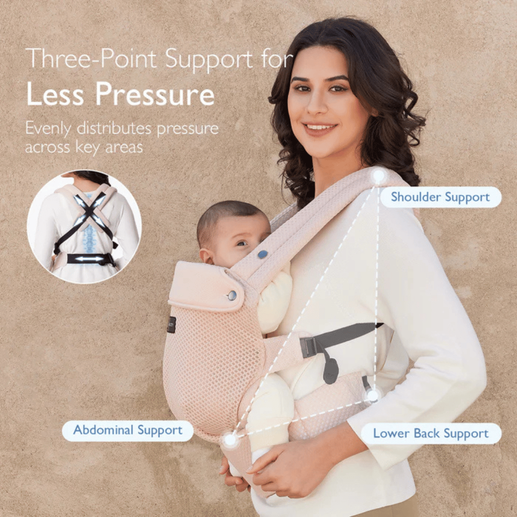 Baby Carrier 3M+ Air Mesh-Pink - Image 6