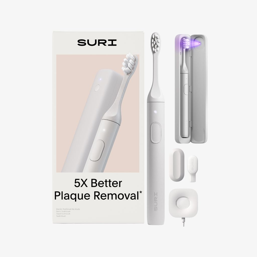 SURI 2.0 Sonic Electric Toothbrush with UV Cleaning Travel Case - Sea Mist